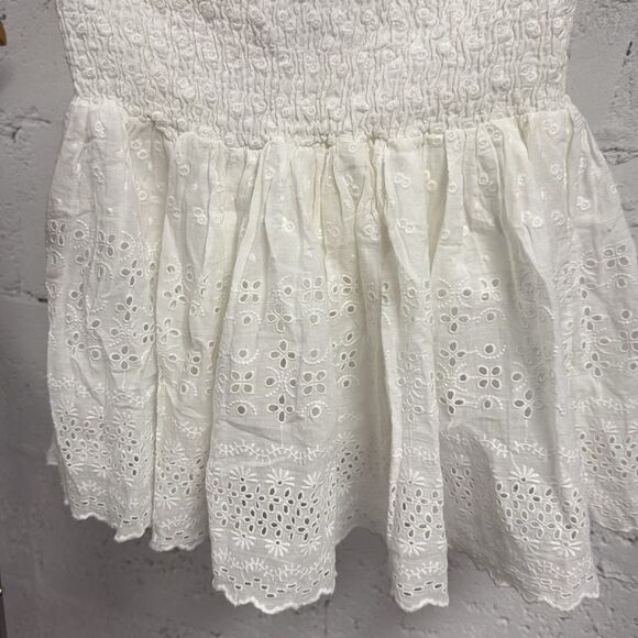 Elegant White Lace Mini Skirt - Muche & Machete - Great Condition - ONE SIZE - Picture 4 of 4